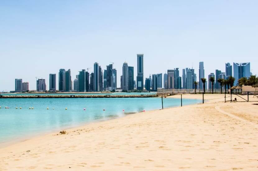 Plaża w Doha