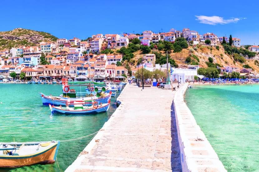 Samos - kiedy najcieplej