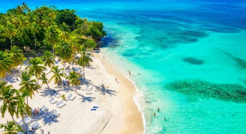 Cayo Levantado Beach Dominikana