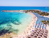 Makronissos Beach Cypr