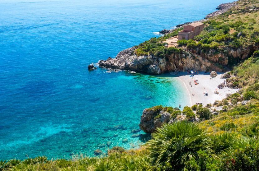 Rajska plaża na Sycylii