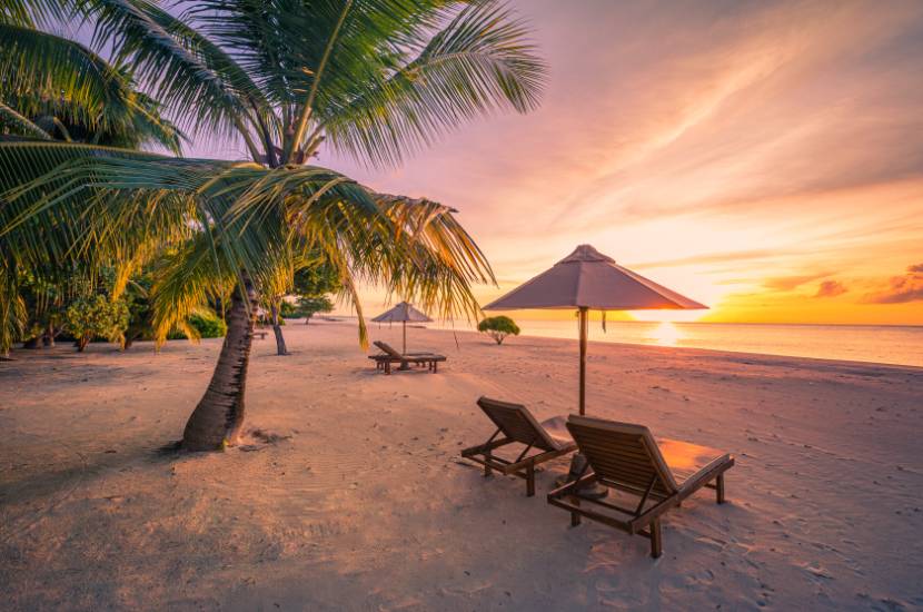 Całoroczne temperatury dla Mauritius