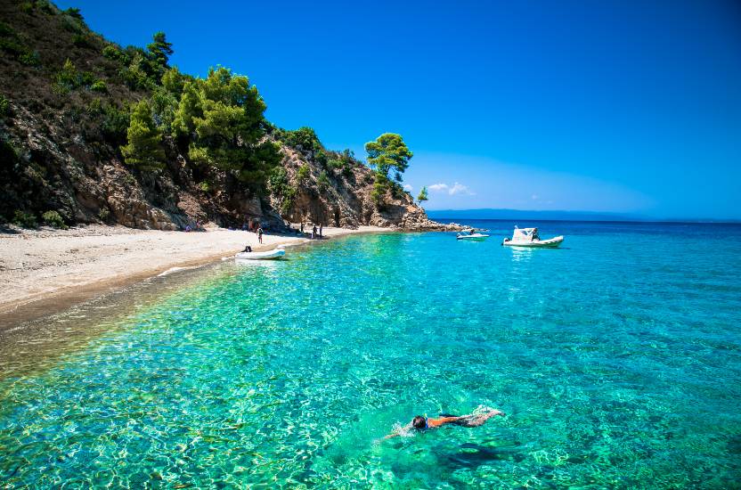 Kiedy najcieplej w Chalkidiki
