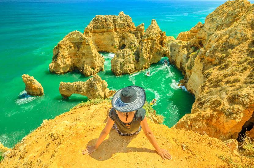 Całoroczne temperatury dla Algarve